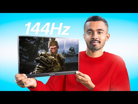 Portable Gaming Monitor with 144Hz, 100% sRGB, 16.1" FHD, HDR10: Arzopa Portable Monitor Review