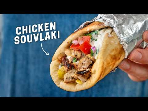 Greek Chicken Souvlaki & 20 Minute Pita