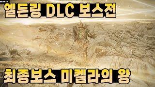 인생 최고로 어려웠던 최종 보스전 미켈라의 왕 완전무결 만인지적 천하무적 절대존엄 세뇌좋아 꼭두각시 더이상은 쓸거없음 라단 [엘든링 DLC 보스전]