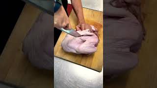 Chef Duce teaches you how to spatchcock a turkey! #thanksgivingprep #thanksgiving #turkey