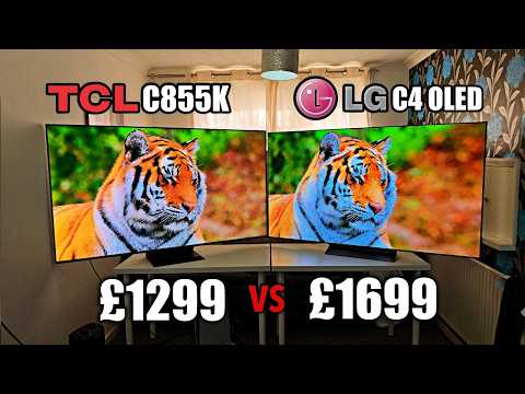 TCL C855K vs LG EVO C4 - Ultimate TV Comparison - MiniLED vs OLED - Which is Best?