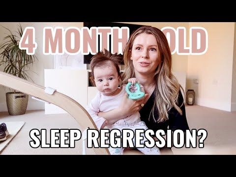 DAY IN THE LIFE OF A MUM WITH  4 MONTH OLD BABY | SLEEP REGRESSION & SLEEP TRAINING?