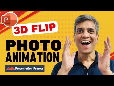 How to Create 3D Photo Flip Animation Effect in PowerPoint