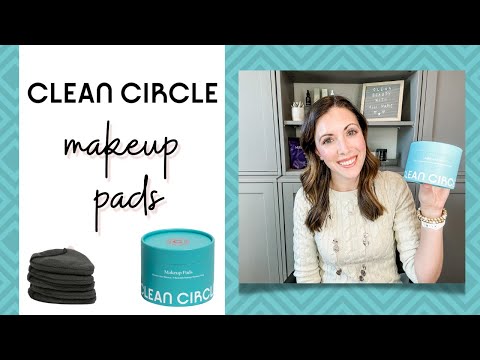 Clean Circle Makeup Pads // Reusable Makeup Removing Pad Demonstration // Just Add Water