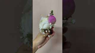 Groom Boutonnières | Fresh Flower Bouquet | 鲜花 ｜礼物 ｜ 每日配送 ｜ Huamama Singapore Islandwide