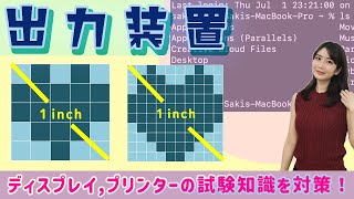 ITパスポート／出力装置・試験に向けた知識対策！🖼（CAD/CAM、DPIなど）