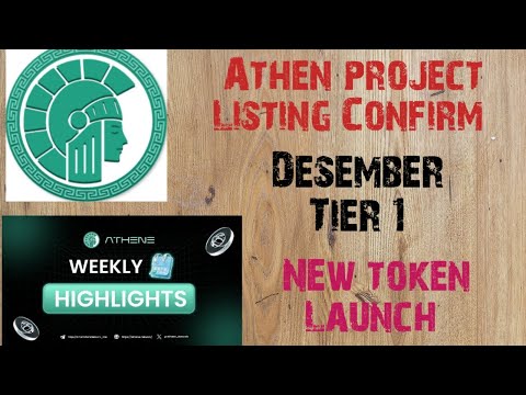 Athene Token Listing Confirm ✅ || New Tokens Launch. || New Update Athen token ||