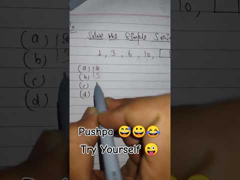 Pushpa | Math Series | Olympiad questions | #pushpa #math #ssc #eraofmathantics #shorts #viral