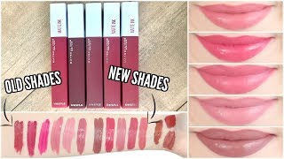 Maybelline Superstay Matte Ink Liquid Lipstick Lip Swatches Pink Edition || Best Drugstore Makeup