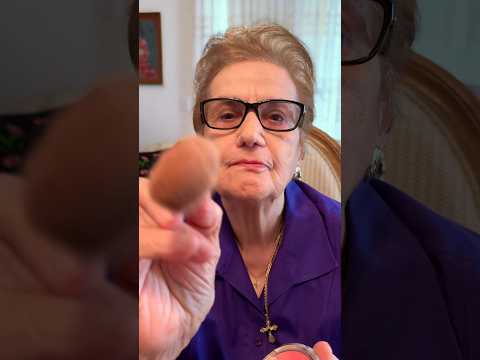 ASMR Grandma Does Your Makeup ☺️ #shorts #asmr