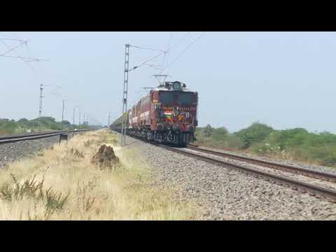 Diesel Supply Long Train With WAG-5 Double Engine