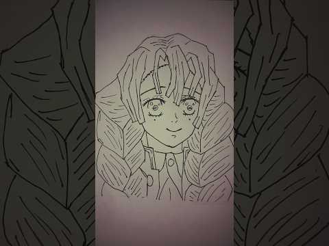 Mitsuri kanroji - demon slayer #demonslayer #mitsurikanroji #animedrawing