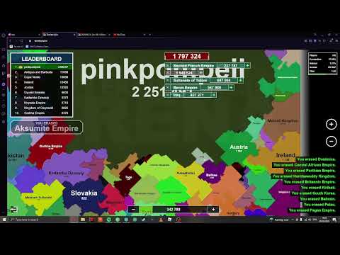 02:48:06 Territorial.io speedrun (Vs. 512 Very Easy Bots, Black Arena)