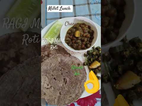 Ragi Finger Millet Lunch #thali #millet #healthy