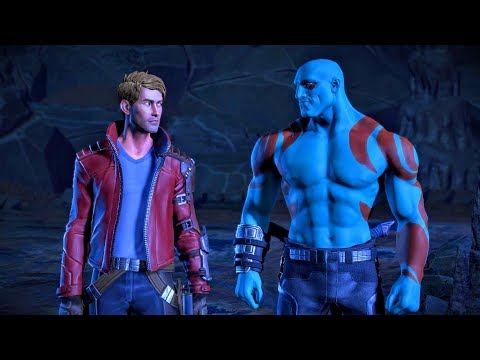 Drax Kills Giant Alien Worm on Drobino (Guardians of the Galaxy | Telltale Games)