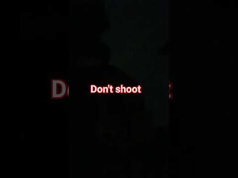 Don't shoot.. But he does .... Must watch #shoters #cop #duet