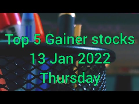 Top gainer & loser stocks 13 jan 2022 || Market Bhaskar || #nifty #stockmarket  #topgainerstock