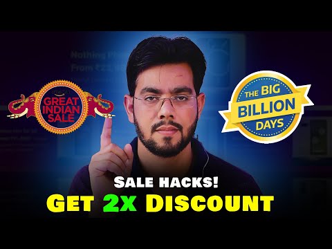 How to Get 2X Discount: Flipkart BBD & Amazon Great Indian Sale Hack! 😱