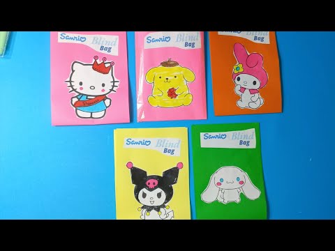 💕 Pepper DIY💕 How To Make Sanrio Blind Bags| Easy and Cute Crafts