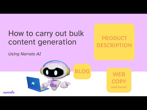 How to Use AI Content Generators for Bulk Content Generation