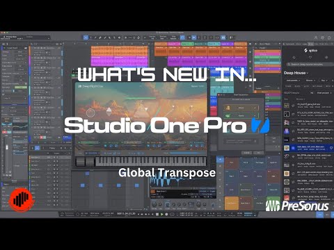 Studio One Pro 7 - Global Transpose