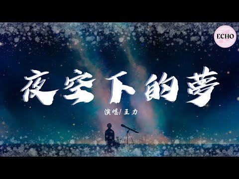 王力 - 夜空下的夢【電視劇《原來我很愛你 Crush》插曲】「這樣你會不會發現我 遠處有我像星星一樣閃爍」♪【動態歌詞】♪