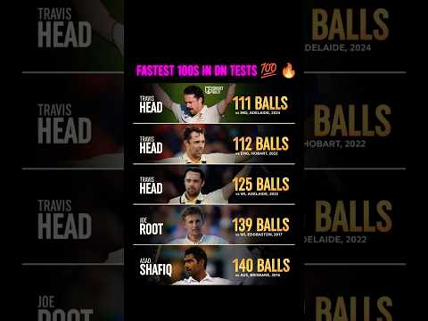 Fastest 100s in DN test | #indvsaus #ipl2025 #travishead #indiavsaustralia #rcbplayers #rcb #srh #mi