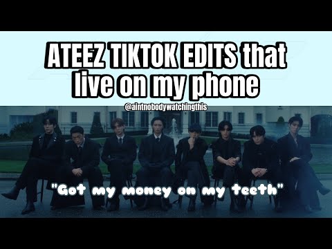 ateez tiktok edits to celebrate golden hour part.2