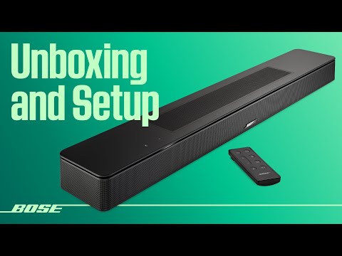 Bose Smart Soundbar 600 – Unboxing and Setup