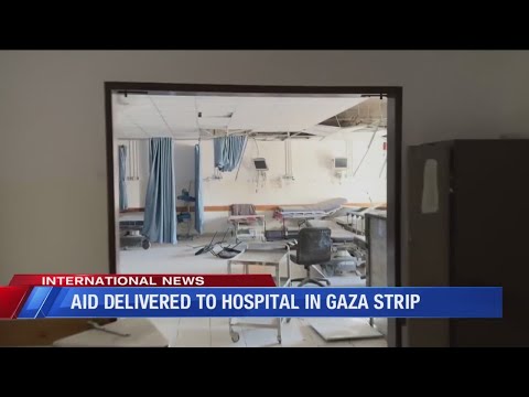 Aid delivered to hospital in Gaza strip