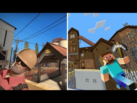 🔴 BUILDING 2FORT IN MINECRAFT (TF2) (REACTION STREAM)🎄