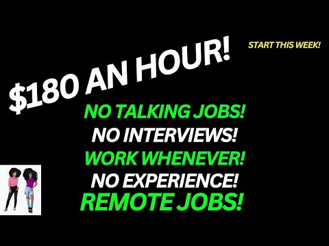 $180 An Hour No Phone No Interview No Experience No Set Schedules Remote Jobs Start This Week!