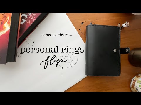 experimenting with personal rings (and loving it), a filofax flip | lindseyscribbles