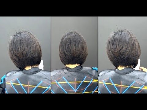 Easy Short Layers Bob Haircut Tutorial With Best Bob Hair Cutting Techniques