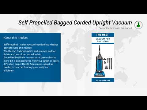 Hoover Vacuum Cleaner Anniversary WindTunnel Self Propelled Bagged Corded Upright Vacuum