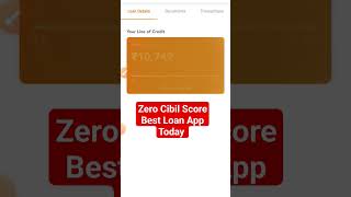 Zero Cibil Score Loan App Today #zerocibilloan #personalloan #loan #shorts #shortvideo