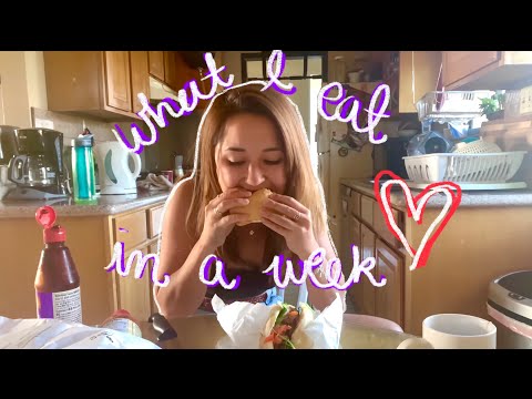 What I ate in a week as a vegan on a diet (maybe not a diet...)