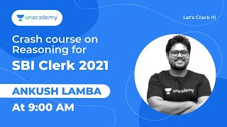 Crash Course on Reasoning for SBI Clerk 2021|| Ankush Lamba