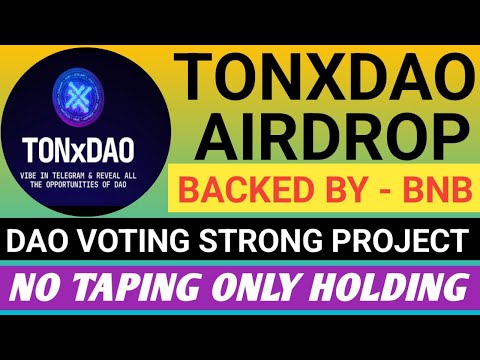 TonXDao Teligram Airdrop | XDAO Airdrop Update | XDAO Airdrop Voting Process