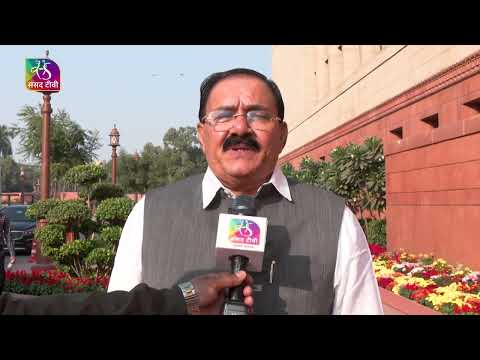 Rajya Sabha member Rambhai Harjibhai Mokariya urges people to subscribe to Sansad TV YouTube channel