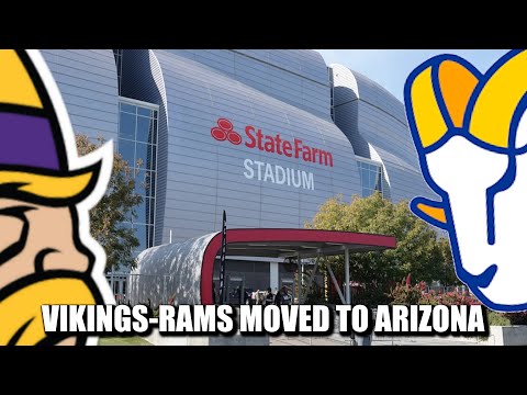 NFL Officially Moves Vikings-Rams Monday Night Game to Arizona