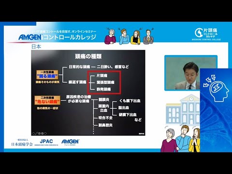 【専門医から正しく学ぶ！片頭痛講座】頭痛に悩む皆さんのための片頭痛コントロールカレッジ［第２回］あなたはどのタイプ？種類を知って正しくコントロールしよう（仙台頭痛脳神経クリニック 院長　松森保彦先生）