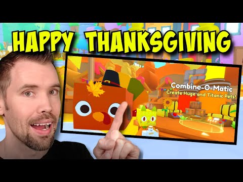 🔴LIVE | HAPPY THANKSGIVING! THANKSGIVING EVENT UPDATE PET SIMULATOR 99  | Roblox