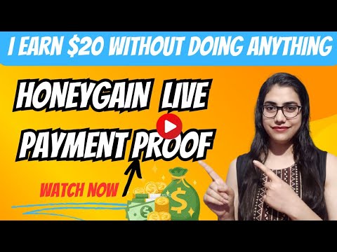 Honeygain Live Withdrawal || Honeygain $20 Pament Proof || Honeygain Make Money from Home 2024