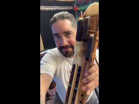 Triple Native American Style Flute made by Elemental Flutes!