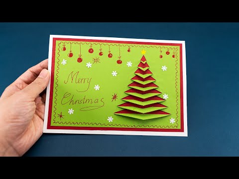 3D Christmas Card - How to make Christmas Card - Christmas Crafts