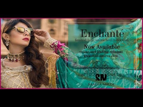 Enchanté Limited Luxe Unstitched Collection Saadia Mirza