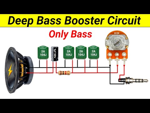 Ultra Powerful Bass Booster Circuit || Only Deep Bass || Low  Pass Filter || SKR Electronics Lab