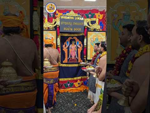 Vaikunth Ekadasi with Yatra to North Dwar l Radha Krishna Temple of Dallas #shorts