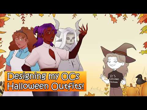 Spookifying my OCs! 🎃👻HALLOWEEN SPEEDPAINT